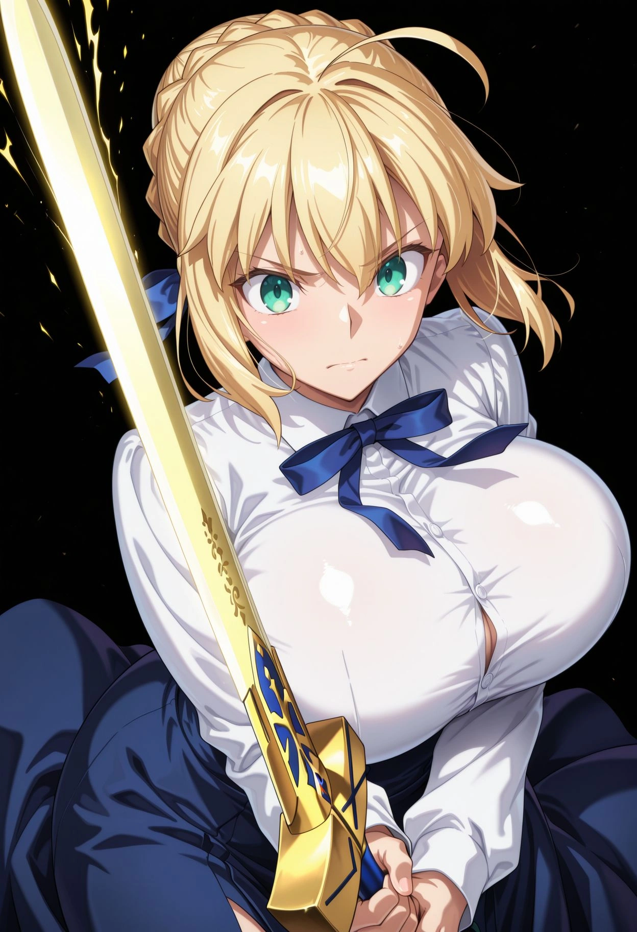 【リクエスト】FGOアルトリア　イラマチオ＆アナルファック 3