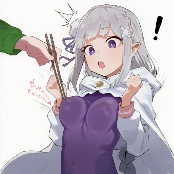 【画像】エミリアのパイズリ♥ の表紙