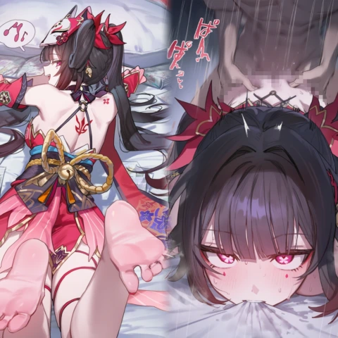 【二次エロ】花火の無防備な寝顔えっち♥ の表紙