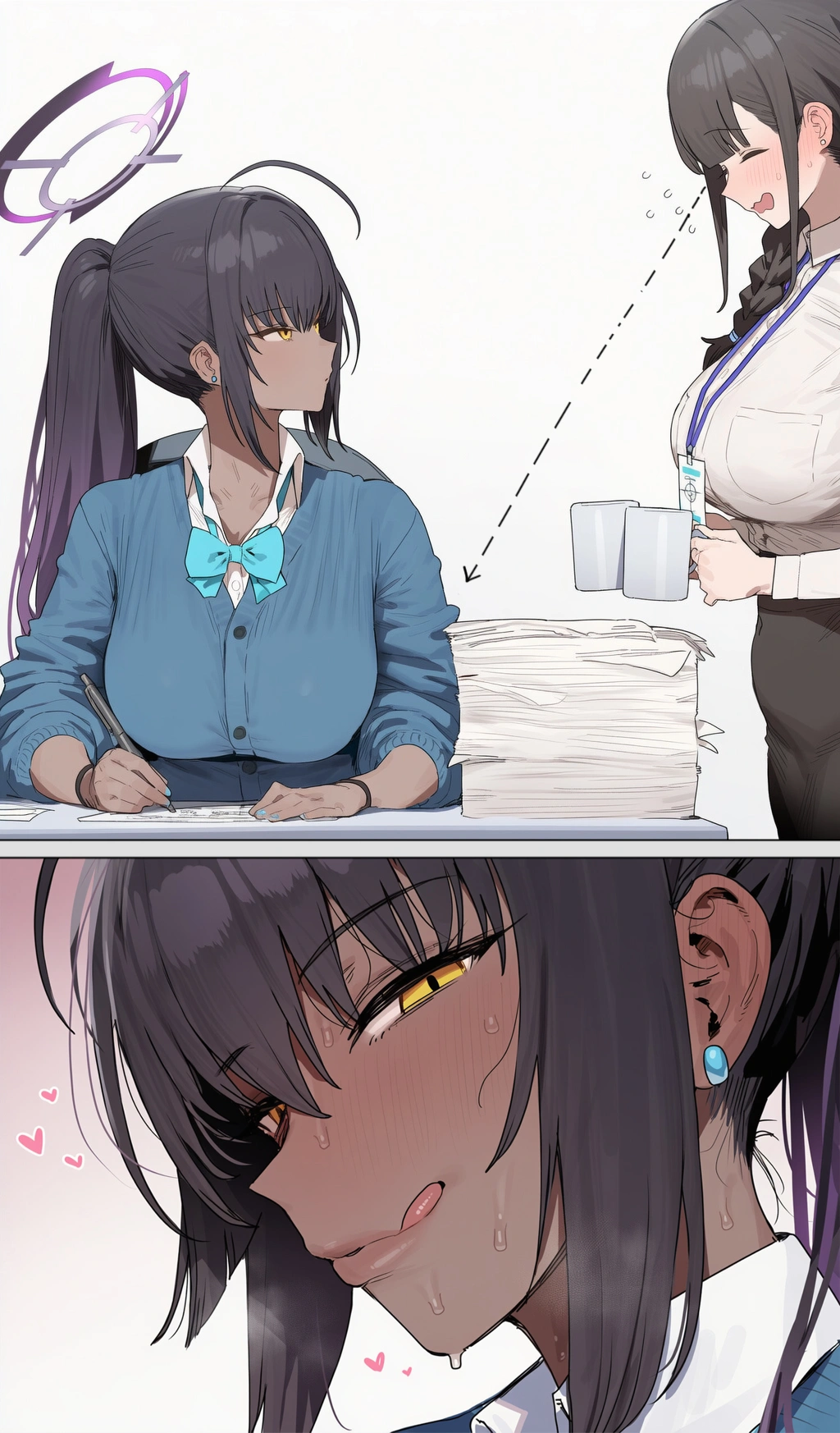 先生の部屋で深夜残業 6