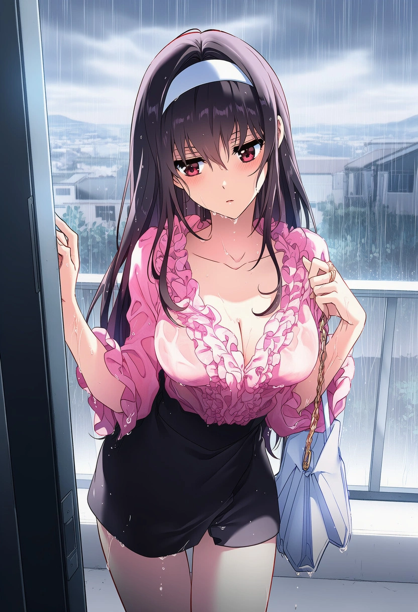 愛人詩羽、濡れ透けH 5