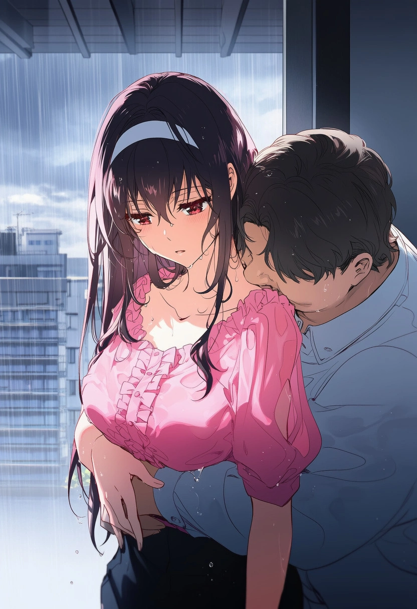愛人詩羽、濡れ透けH 12