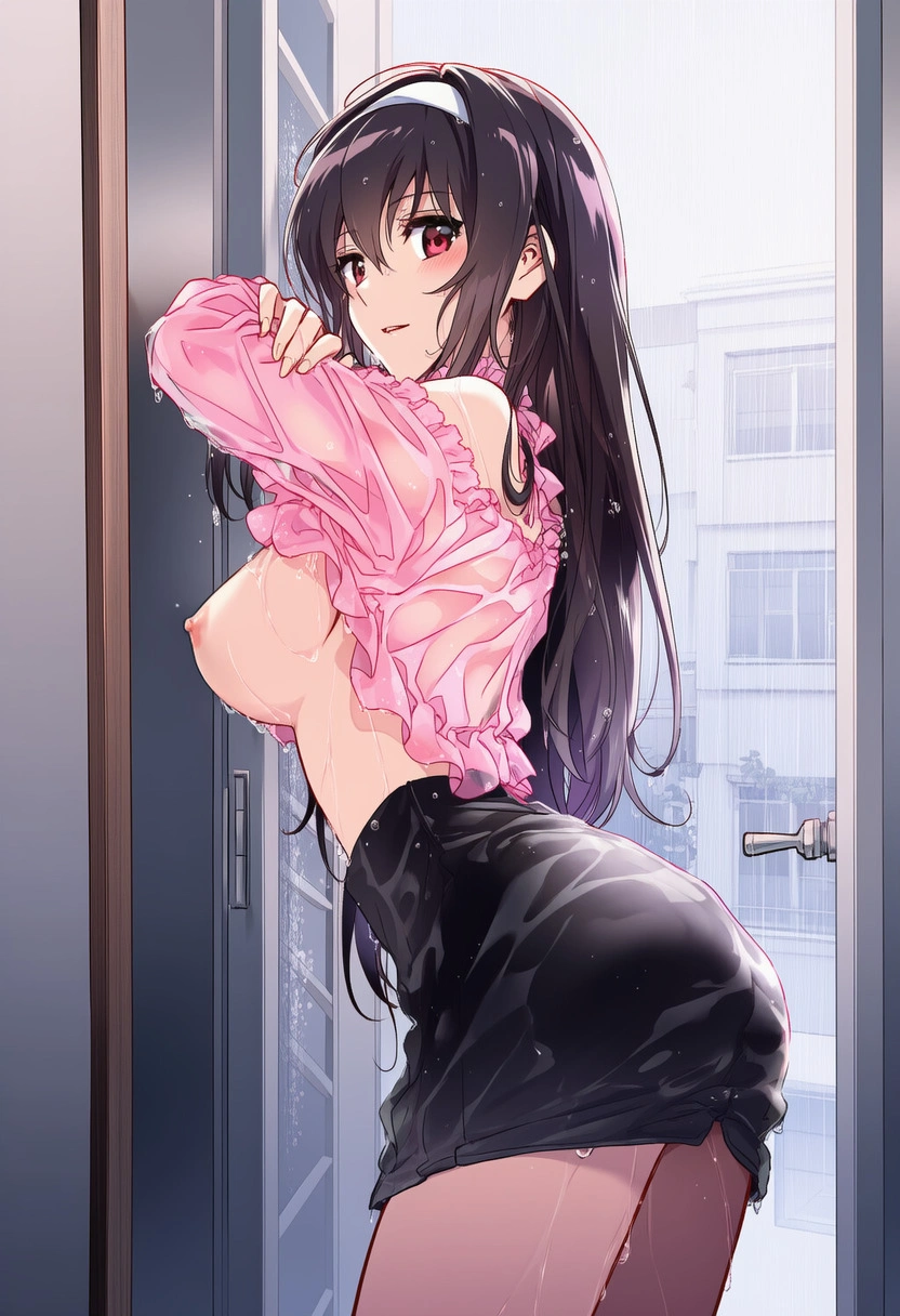 愛人詩羽、濡れ透けH 24