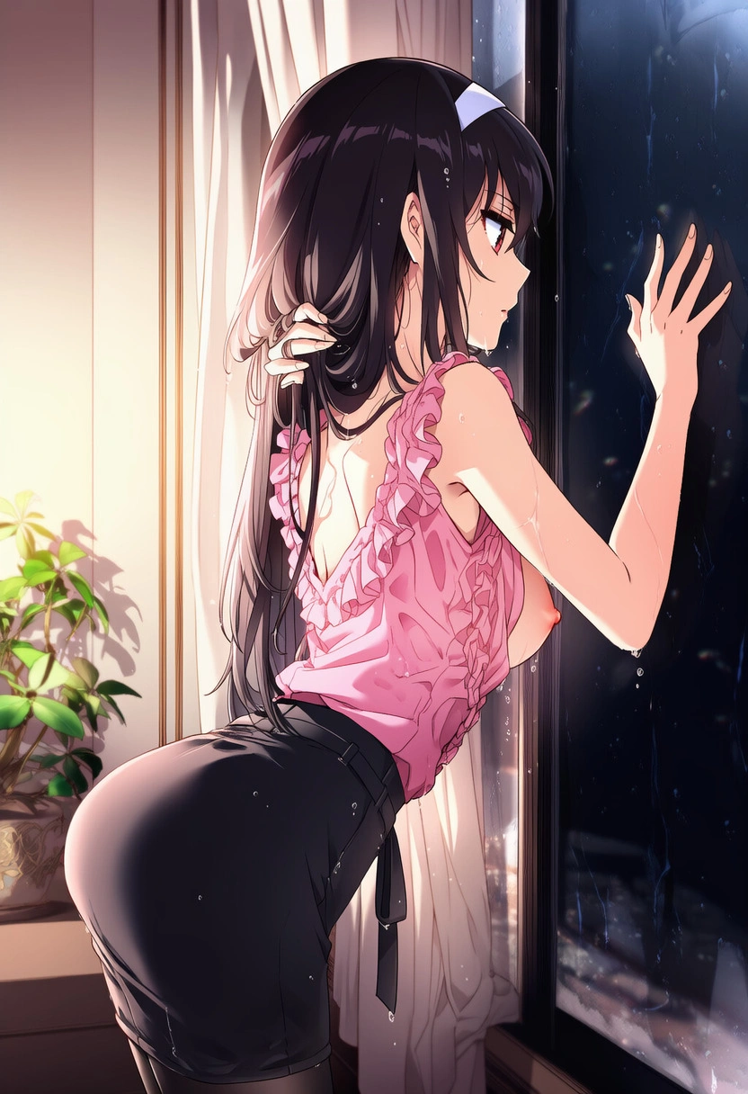 愛人詩羽、濡れ透けH 25