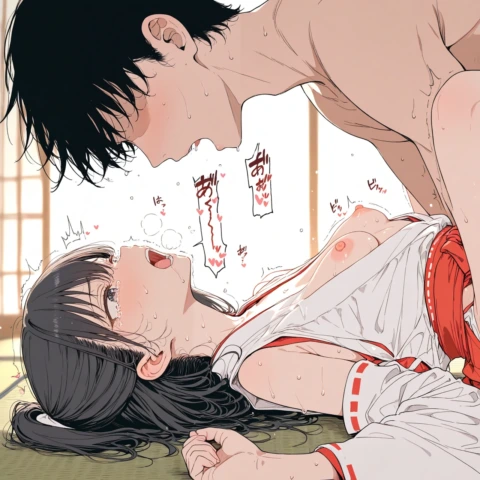 貧乳巫女さん犯してみた の表紙