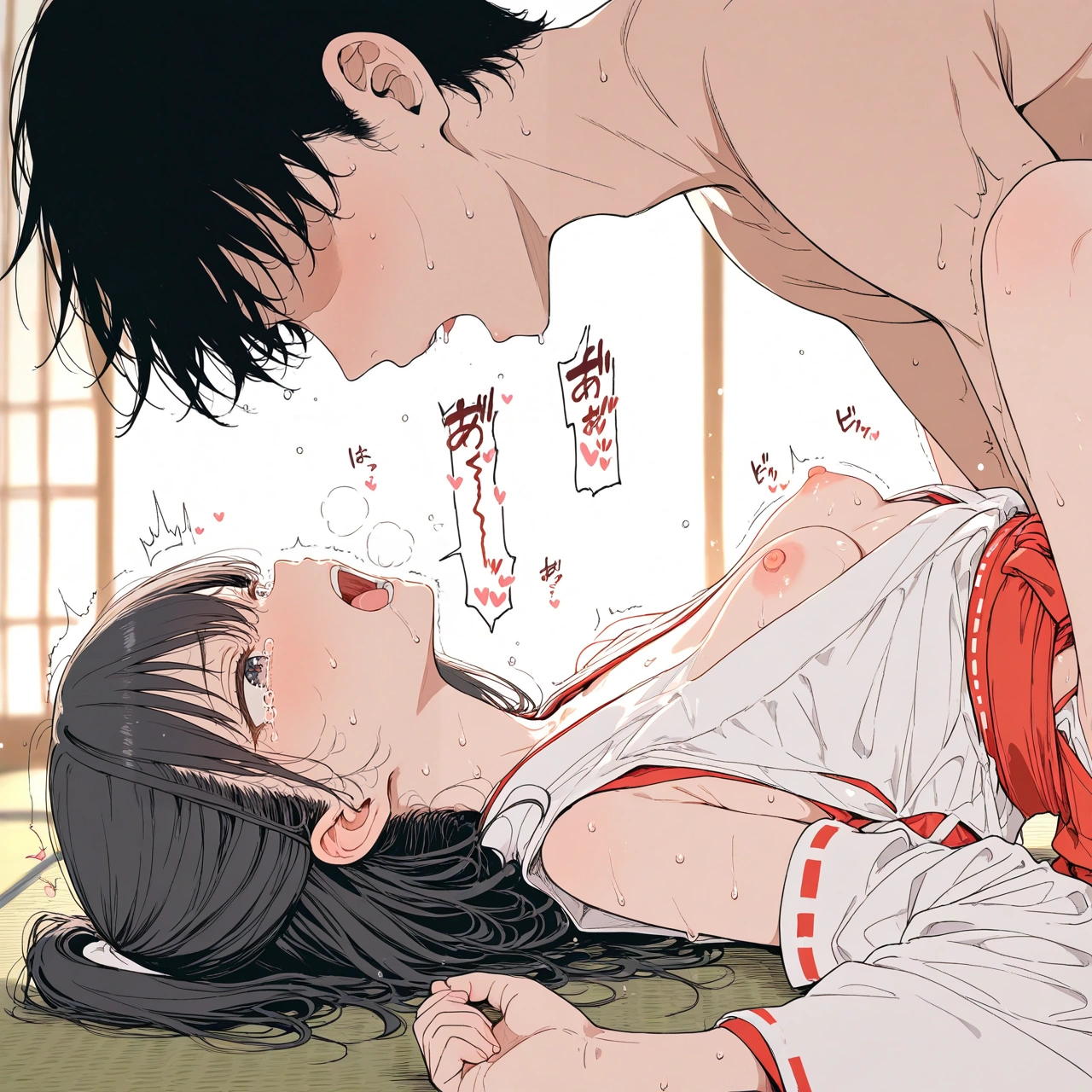貧乳巫女さん犯してみた