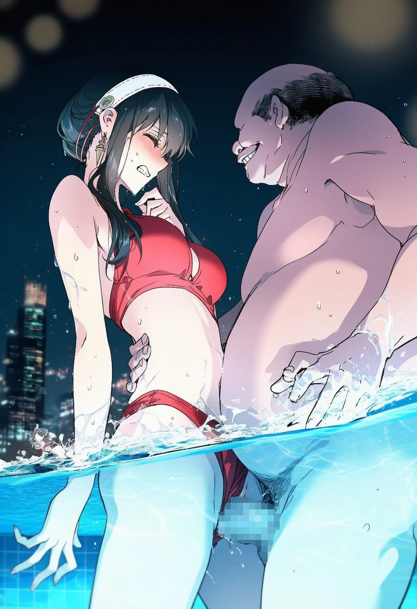 不倫妻ヨル：密通ナイトプール（BoothのCG集追加） 20