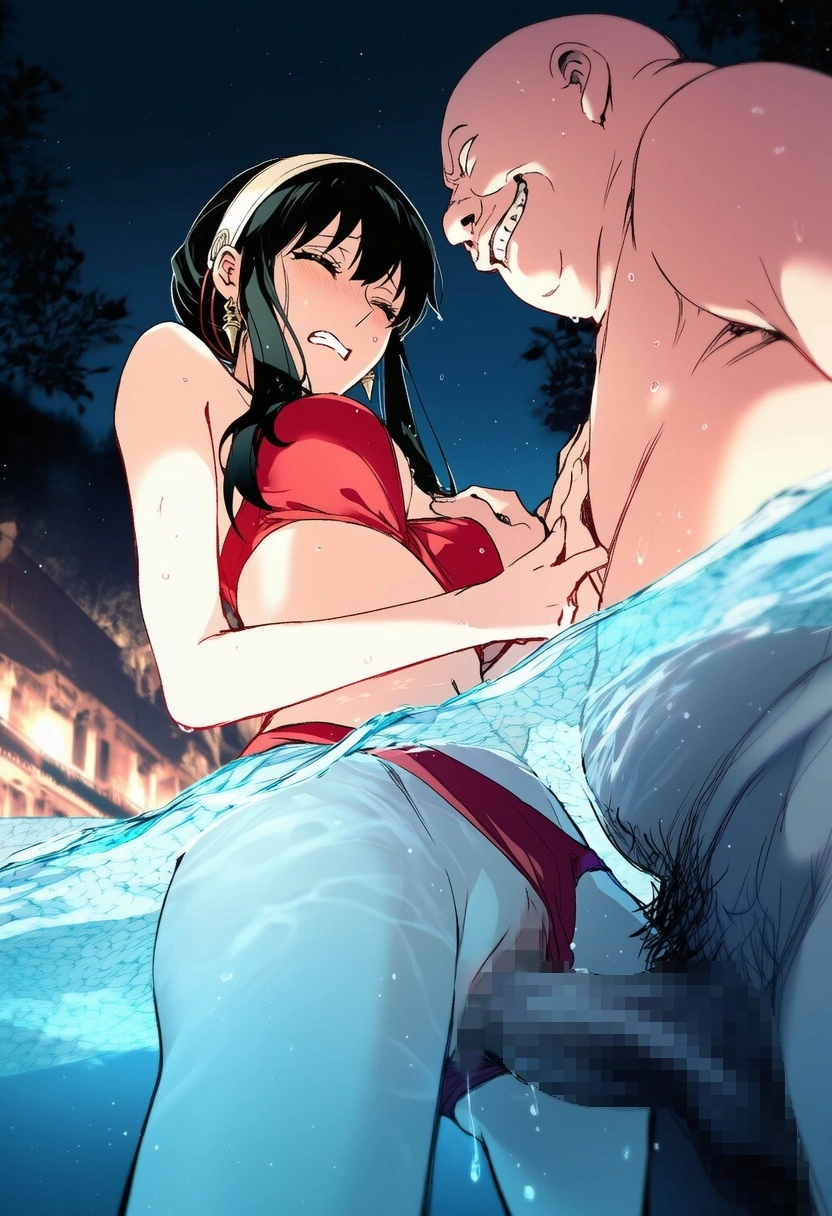 不倫妻ヨル：密通ナイトプール（BoothのCG集追加） 21