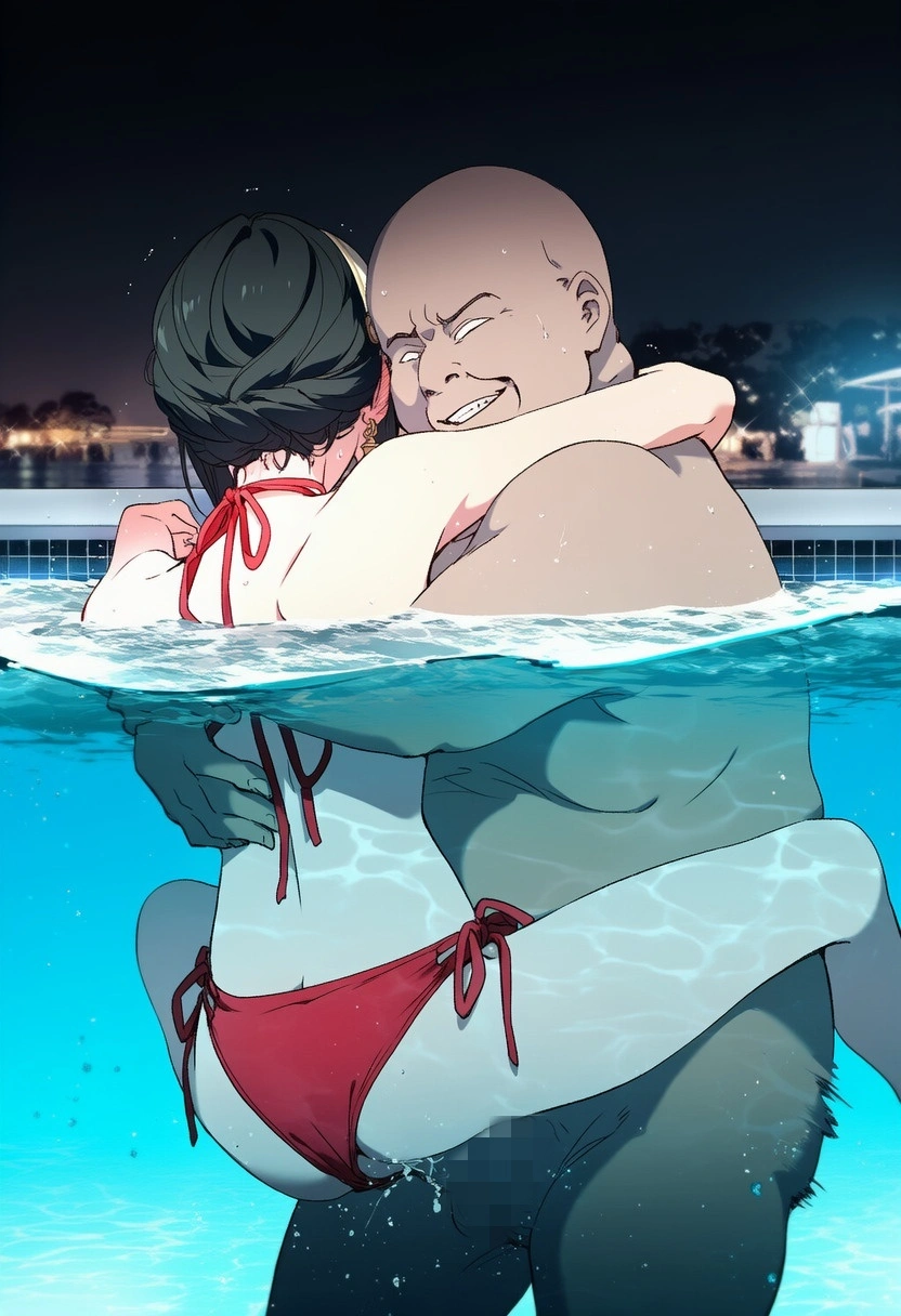 不倫妻ヨル：密通ナイトプール（BoothのCG集追加） 29