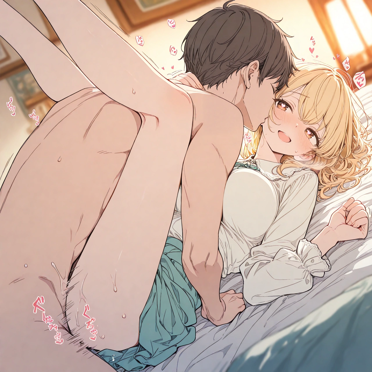 金髪ショートの彼女とイチャラブえっち！ 9