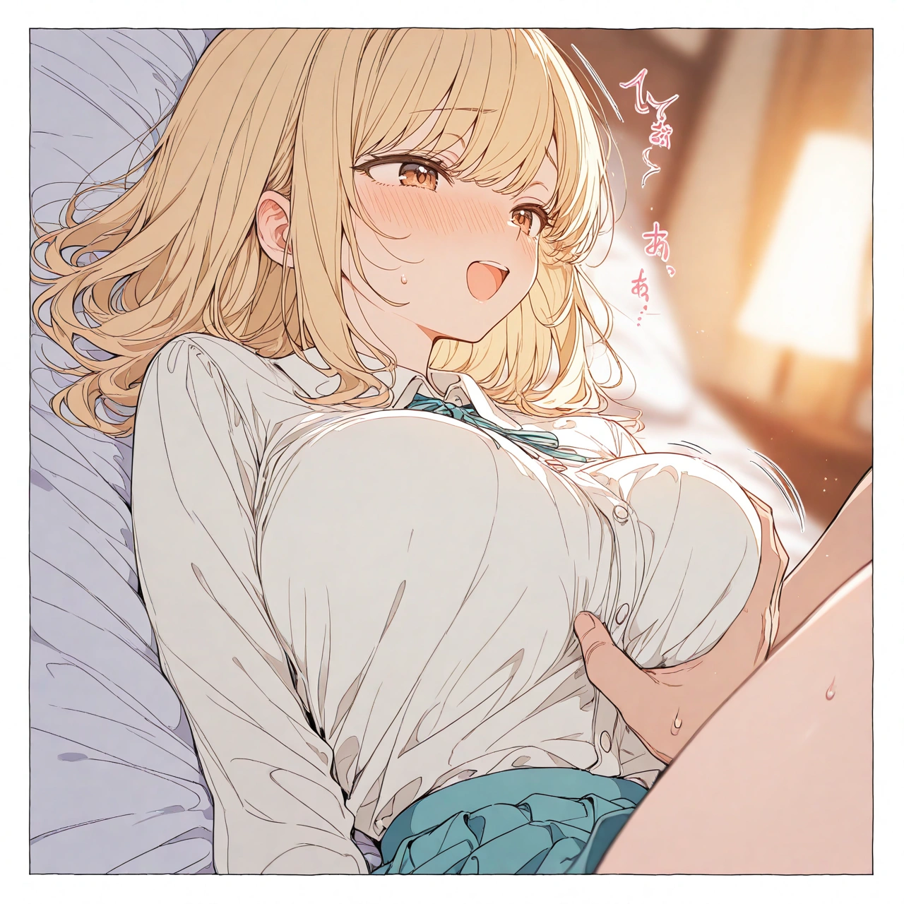 金髪ショートの彼女とイチャラブえっち！ 13