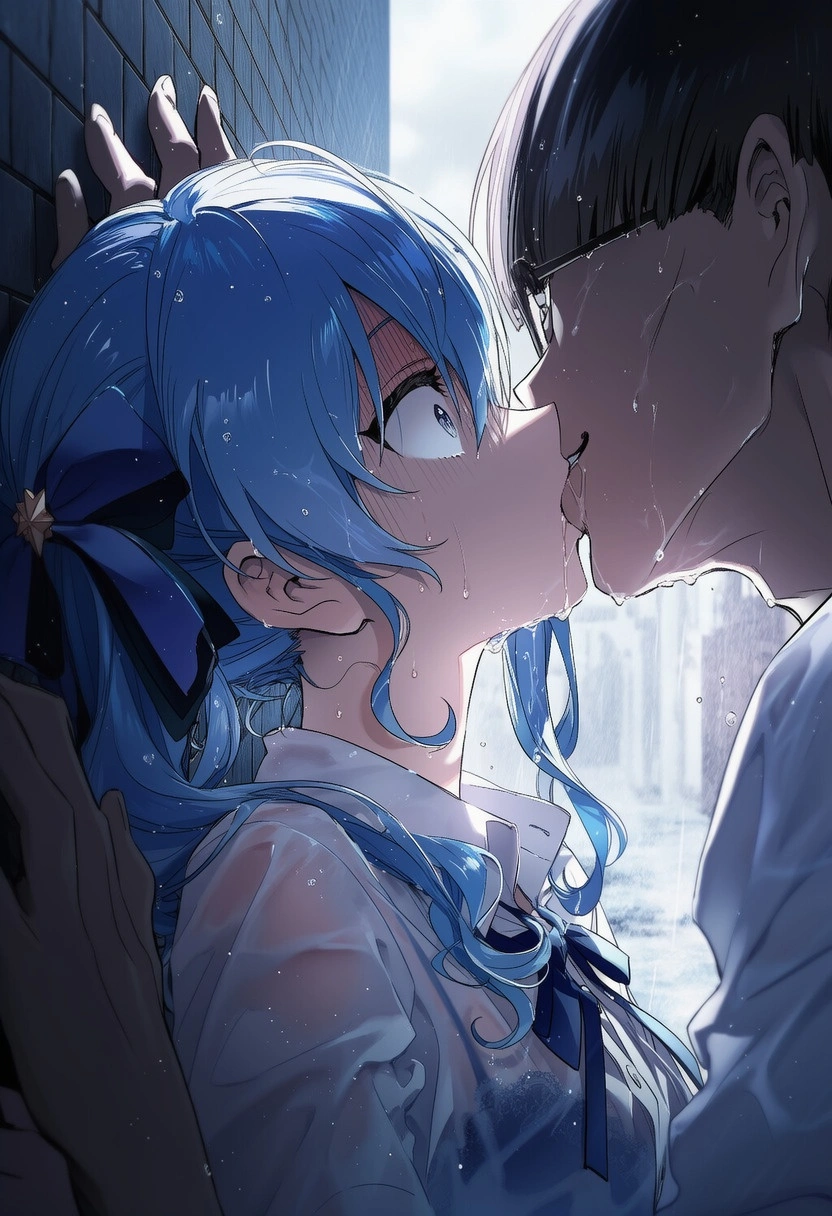 濡れ透けsiちゃん：雨天強姦 11