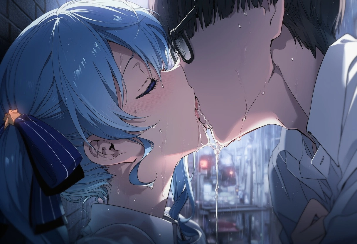濡れ透けsiちゃん：雨天強姦 13