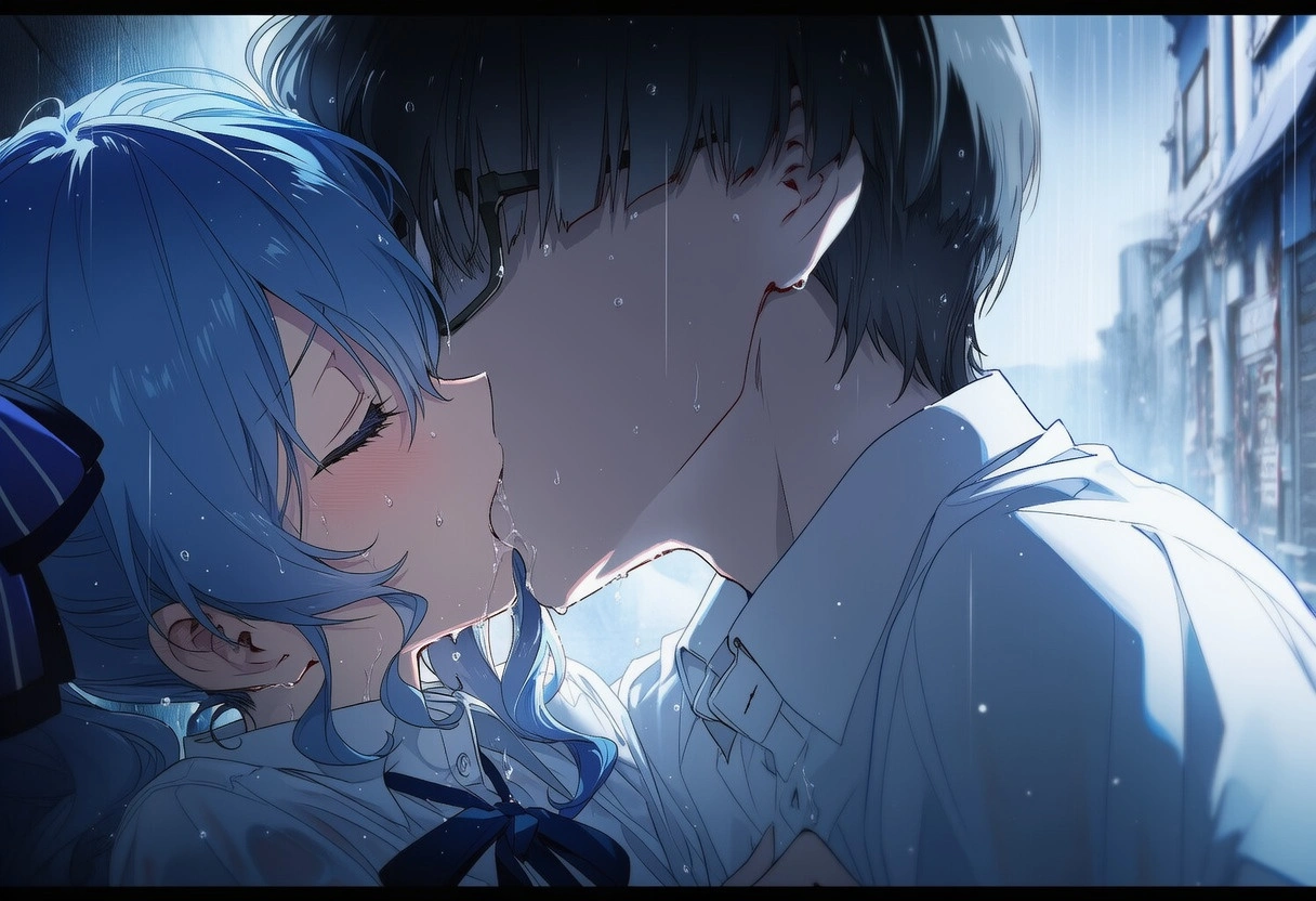 濡れ透けsiちゃん：雨天強姦 14