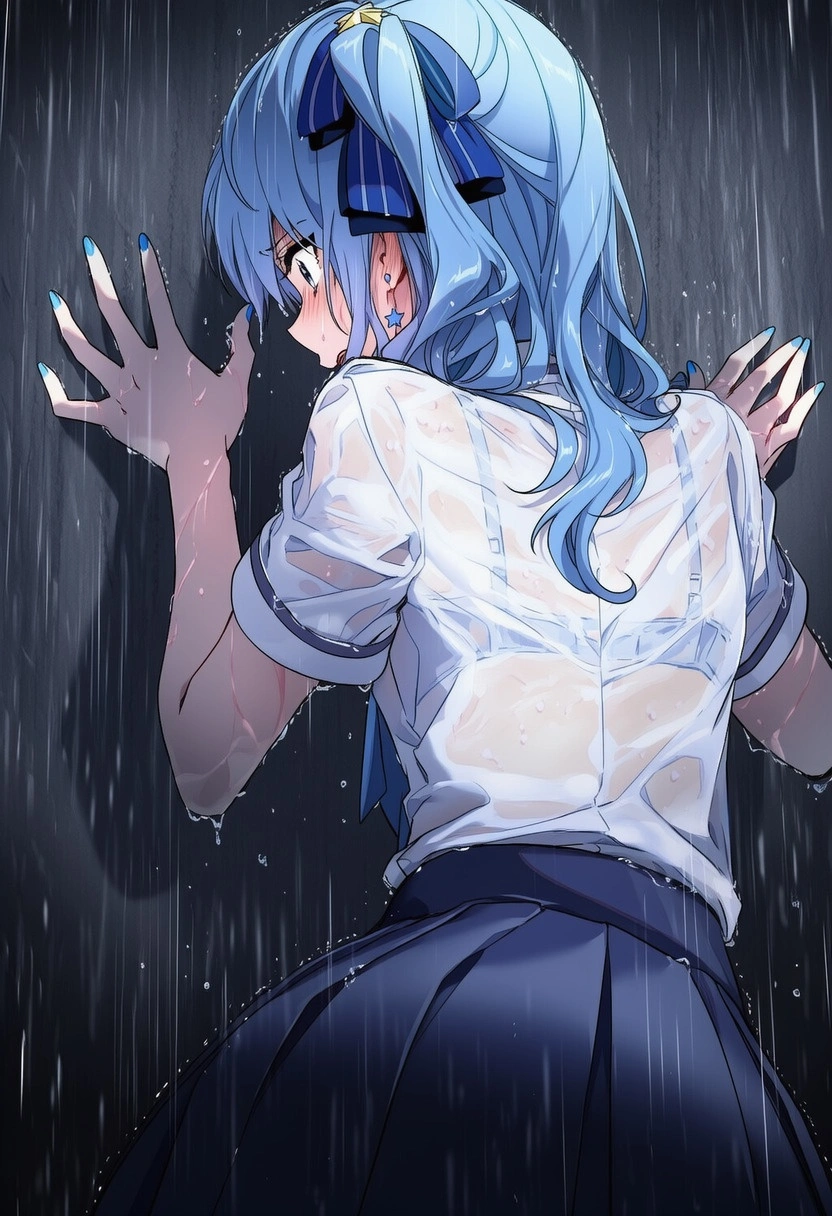 濡れ透けsiちゃん：雨天強姦 20