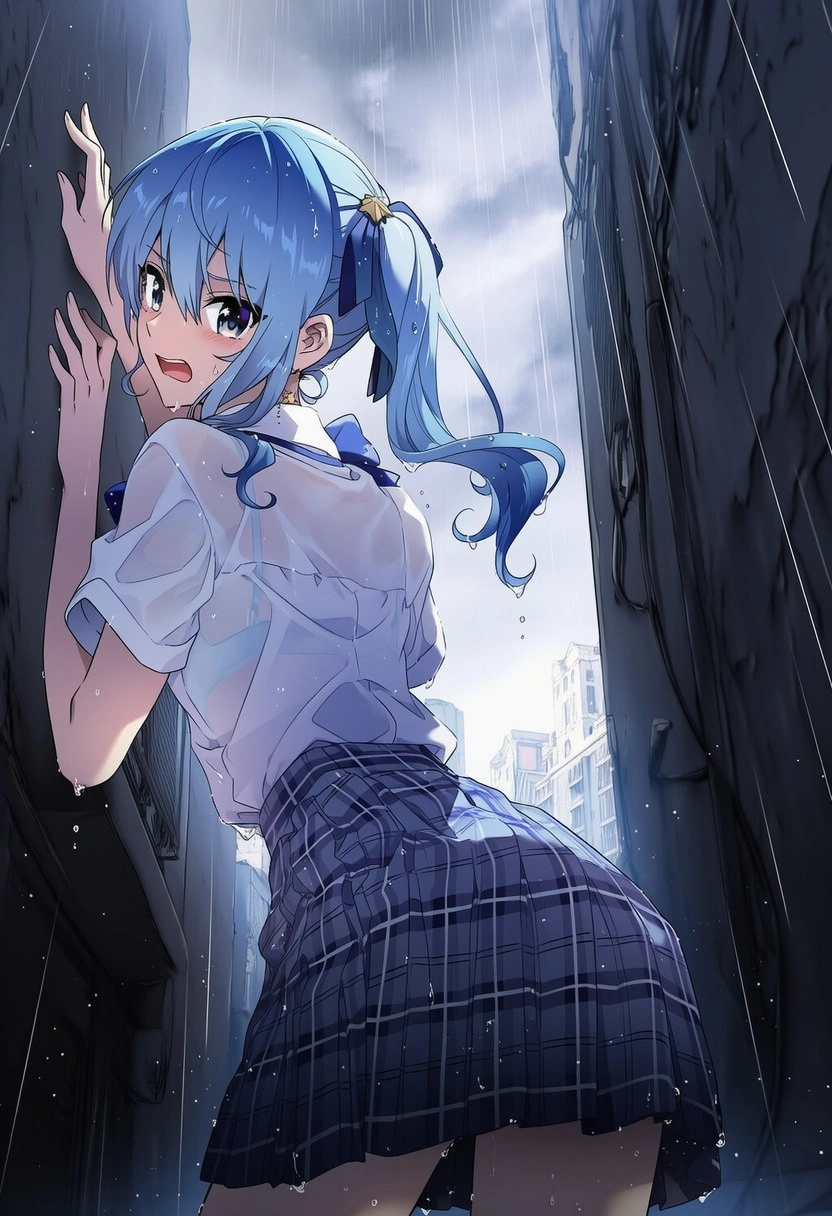 濡れ透けsiちゃん：雨天強姦 21